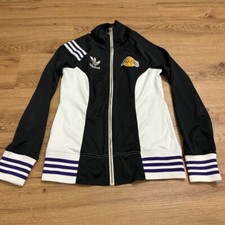 Rare Vintage Adidas Los Angeles Lakers Warm Up Track Jacket Women  s Small S
