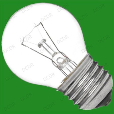 10x 15W Clear Round Dimmable Golf Light Bulbs Screw ES E27 Slumber Night Lamp