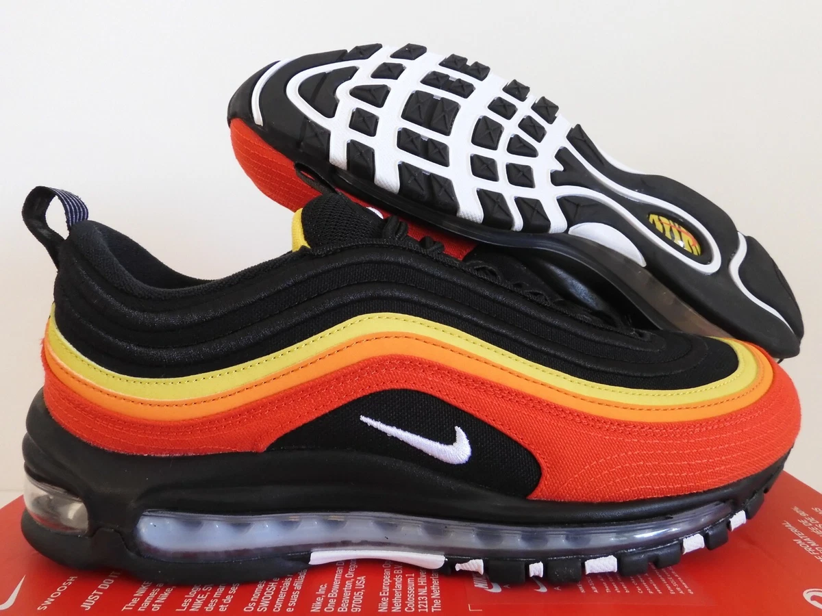 NIKE AIR MAX 97 BLACK/WHITE-CHILE RED