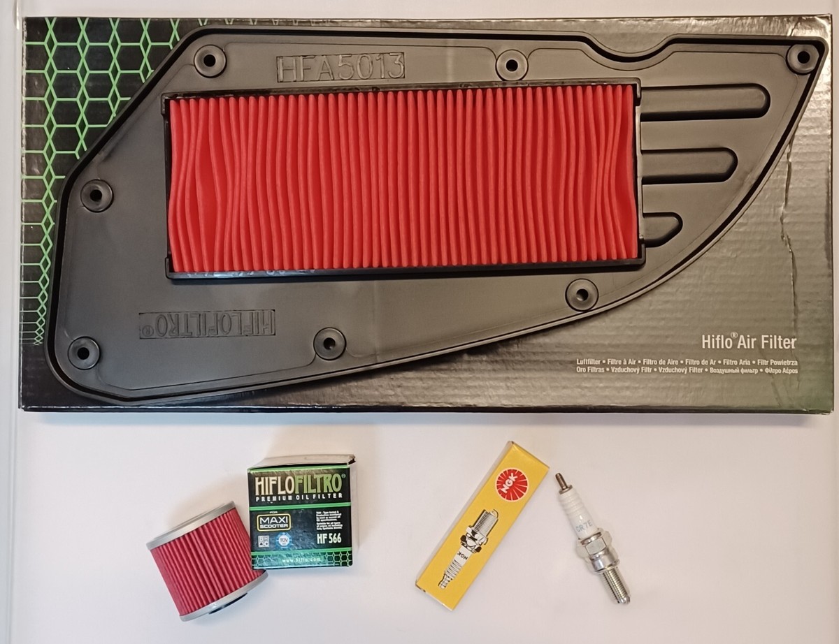 Kit De Revisión Para Kymco Downtown 300 – Aceite, Filtros Y Bujía