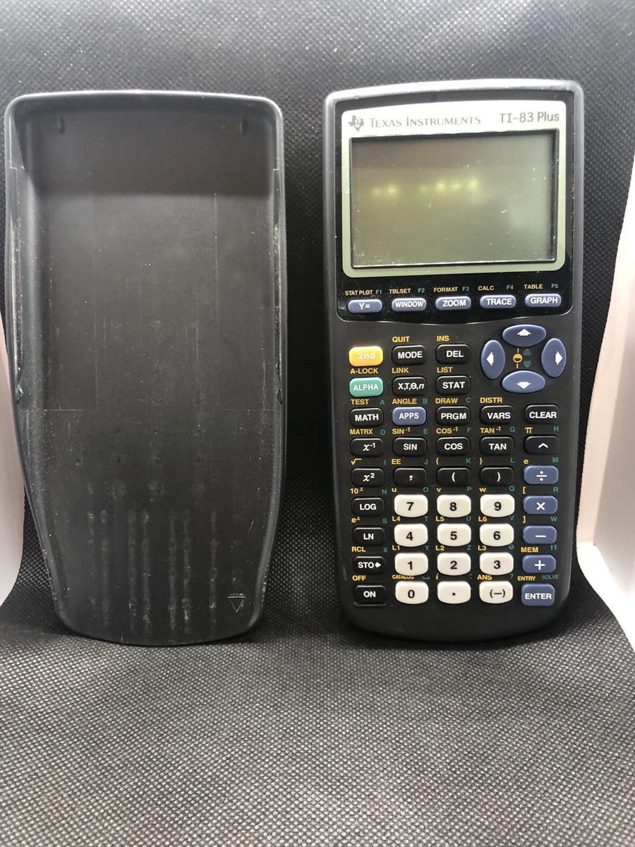 Texas Instruments TI-83 - Graphing Calculator PLUS programmed