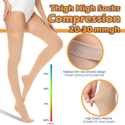 Medias De Compression Para Mujer 20-30 Mmhg Calcetines Para La Circulacion