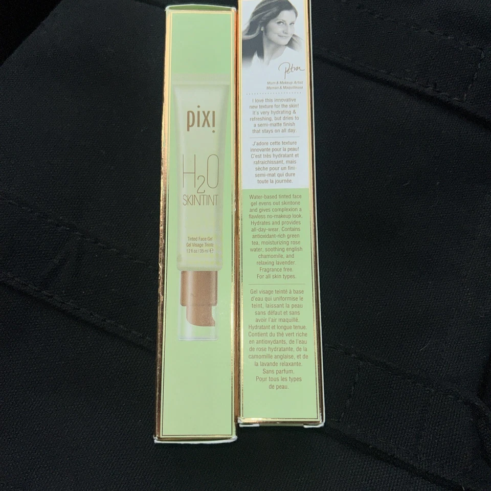 PIXI by Petra H2O Skintint Foundation Tinted Face Gel Mahogany 1.2 fl oz 2pack. - Image 2 of 2