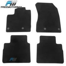 Fits 21-25 Nissan Rogue 4PC Floor Mats Front and Second Row Nylon Carpet - Black