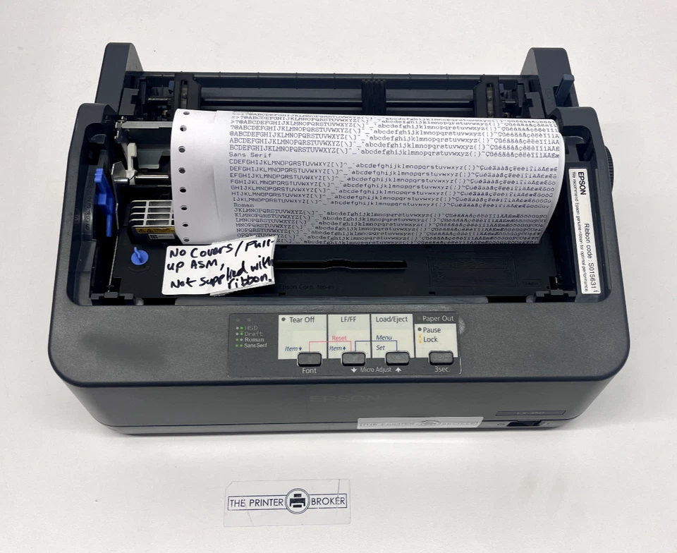 Epson LX-350 A4 Mono Dot Matrix Printer C11CC24032 - Image 3 of 4