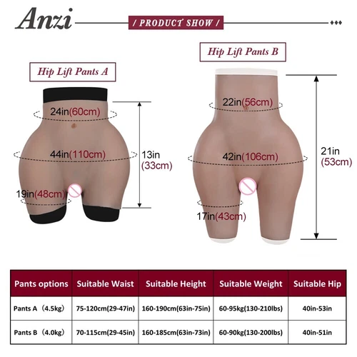 Pantalon Silicone épaissir les hanches, fausse vaginale sous-vêtements le plus cher travesti