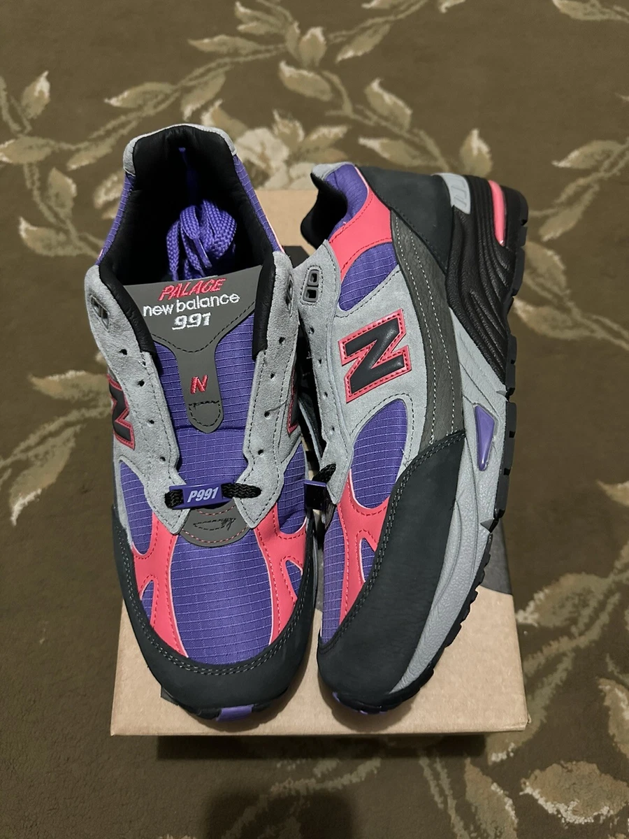 New Balance x Palace Skateboards 991 Palace Purple - Size 9.5