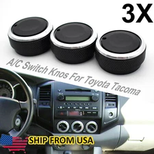3x Dash A/C Switch Climate Control Heat Knobs For TOYOTA Yaris Echo Scion xA xB