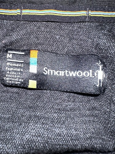 Smartwool Quilted Jacket Women’s Size M Black Long Sleeve Full Zip Hiking - Picture 5 of 5