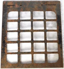 Vintage 1900's Pulver Chewing Gum Machine Metal Grate Cage Face Cover