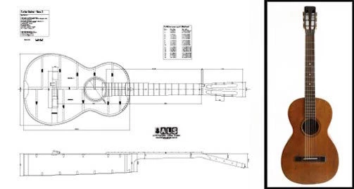 Acoustic Parlor Guitar Plan