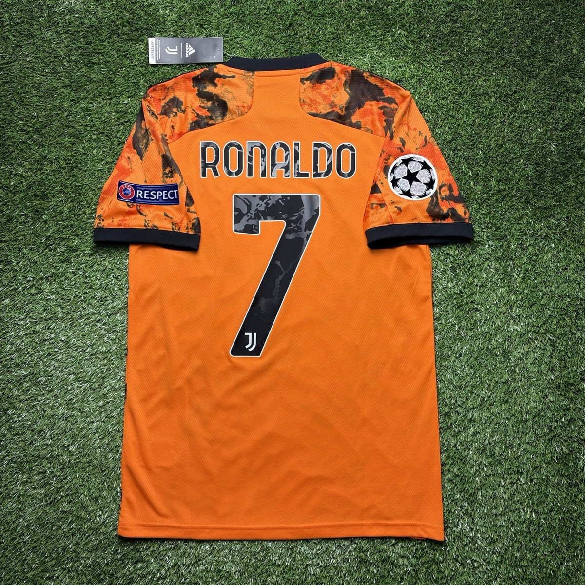 2020 2021 Juventus Ronaldo Adidas Jersey Shirt Kit Small UCL
