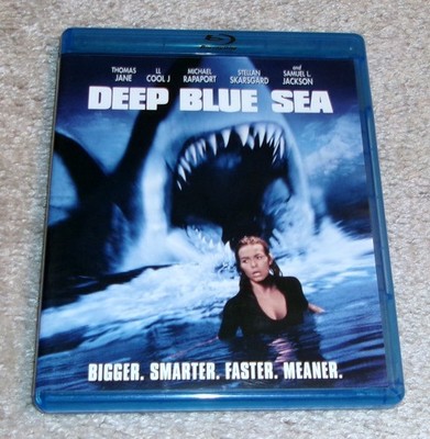 Deep Blue Sea Blu-ray Cult Horror VERY GOOD CONDITION