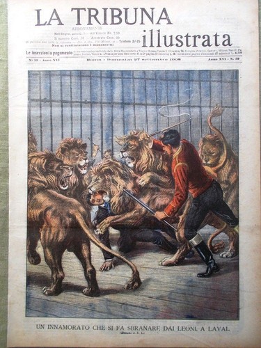 La Tribuna Illustrata 27 Settembre 1908 Ponte Po Piacenza Carducci Perugia Pinna - Bild 1 von 1
