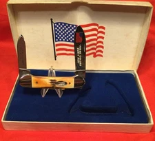 Vintage Case xx Stag canoe pocket knife these colors don’t run knife #74 of 1000