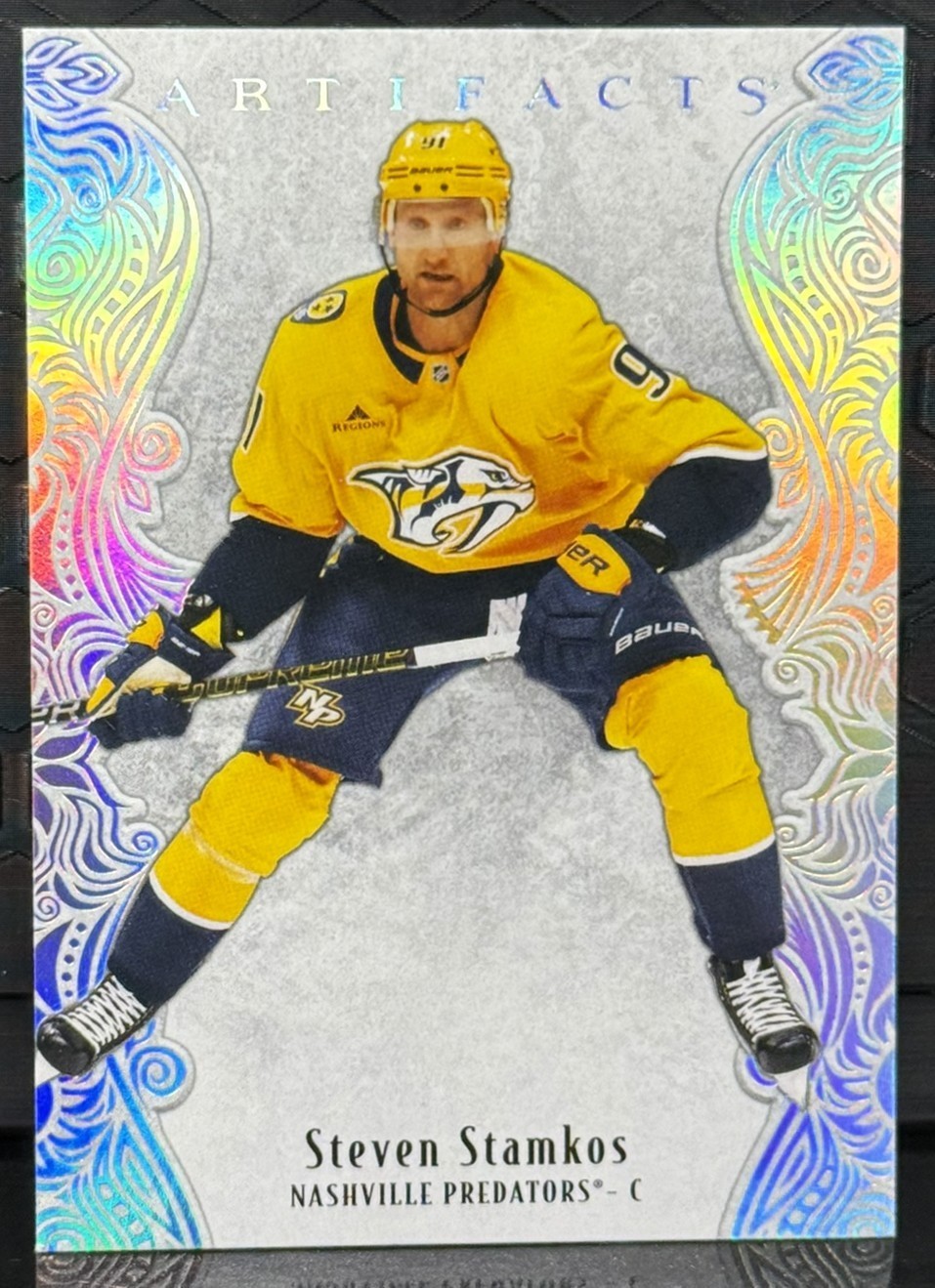 2025-26 Upper Deck Artifacts #6 Steven Stamkos Platinum Sparkle #51/99