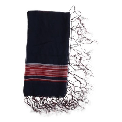Decenio, Halstuch, Blau/Rot/Weiß, 100 cm, 100 #AJs