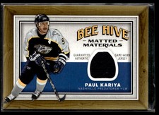 2006-07 Upper Deck Beehive Matted Materials Paul Kariya Nashville Predators