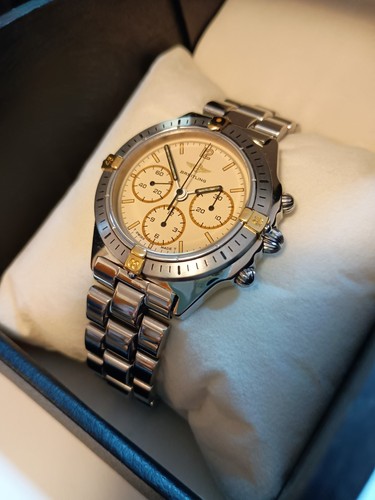 Breitling cronografo manuale orologio meccanico