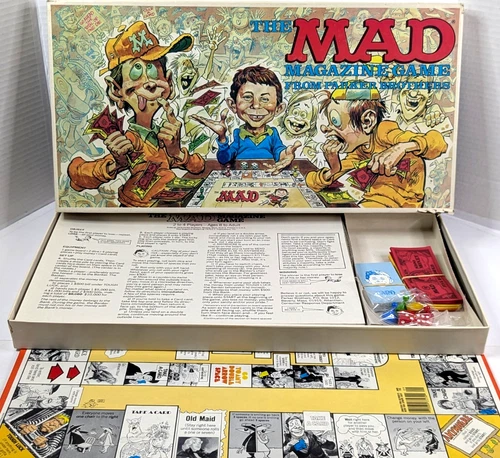 Vintage 1979 The Mad Magazine Board Game from Parker Brothers Complete No. 124