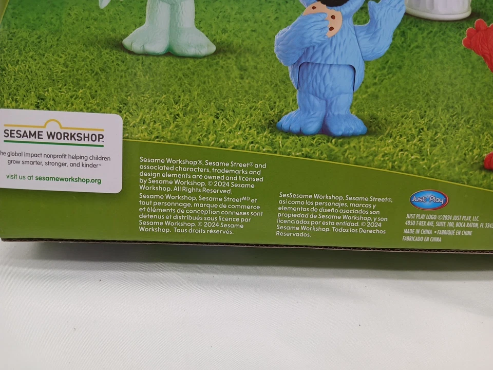 Figura de lujo amigos del vecindario de Plaza Sésamo paquete de 10 juguetes regalo de Navidad Foto 3 de 4