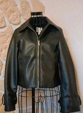 Neue H&M Lederjacke, Bikerstyle, Gr. XS