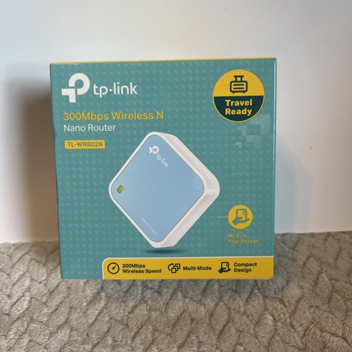 Routeur de voyage nano portable sans fil TP-Link N300 (TL-WR802N) neuf