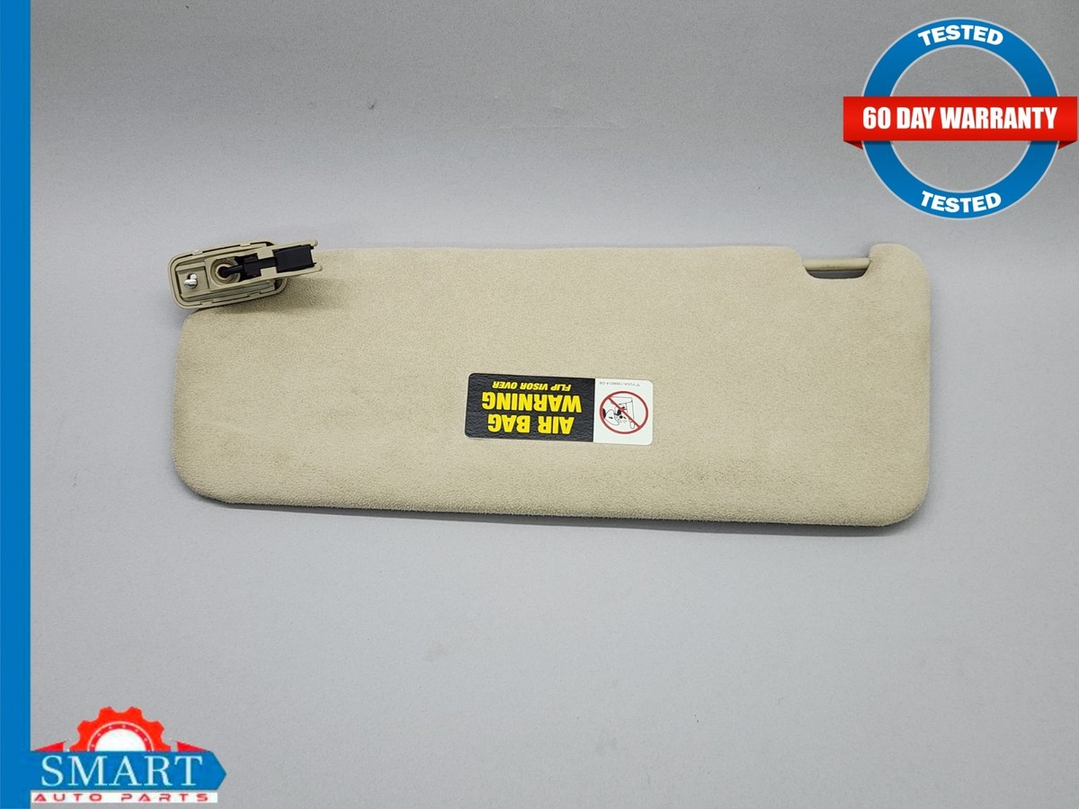 Jaguar XK XKR X150 Convertible Sun Visor Suede Beige Right