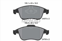 Bremsbelagsatz Scheibenbremse Pagid T1895N FüR Renault Laguna DT0 3 BT0 KT0 JZ0