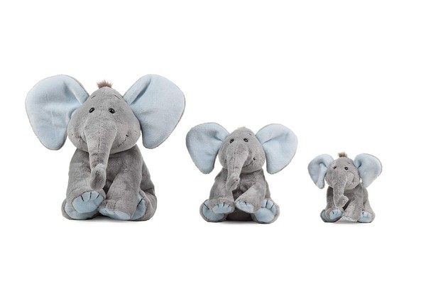 Schaffer 5182 Kuscheltier Elefant Babysugar Blue 19Cm Grau-Blau PlüSchtier-image