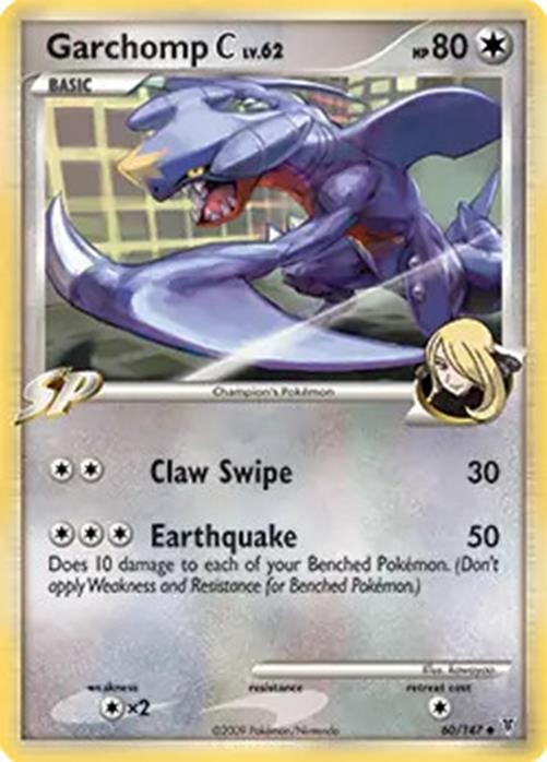 Garchomp C - 60/147 - Pokemon Supreme Victors Card NM