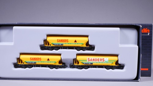 Spur Z Märklin 82624 Schüttgutwagen-Set Getreide SANDERS SNCF in OVP #LZ_1244 | Condition: Gebraucht