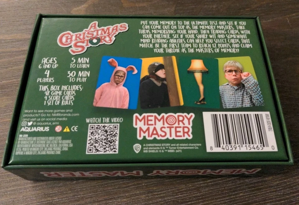 A Christmas Story Memory Master Card Game Ralphie A Card Game For The Family - Image 2 of 4