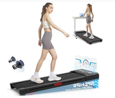 TRAILVIBER Walking Pad Home Treadmill 450 lbs Capacity 9-Level Auto Incline NEW