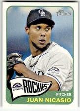 2014 Topps Heritage #218 Juan Nicasio Colorado Rockies Baseball