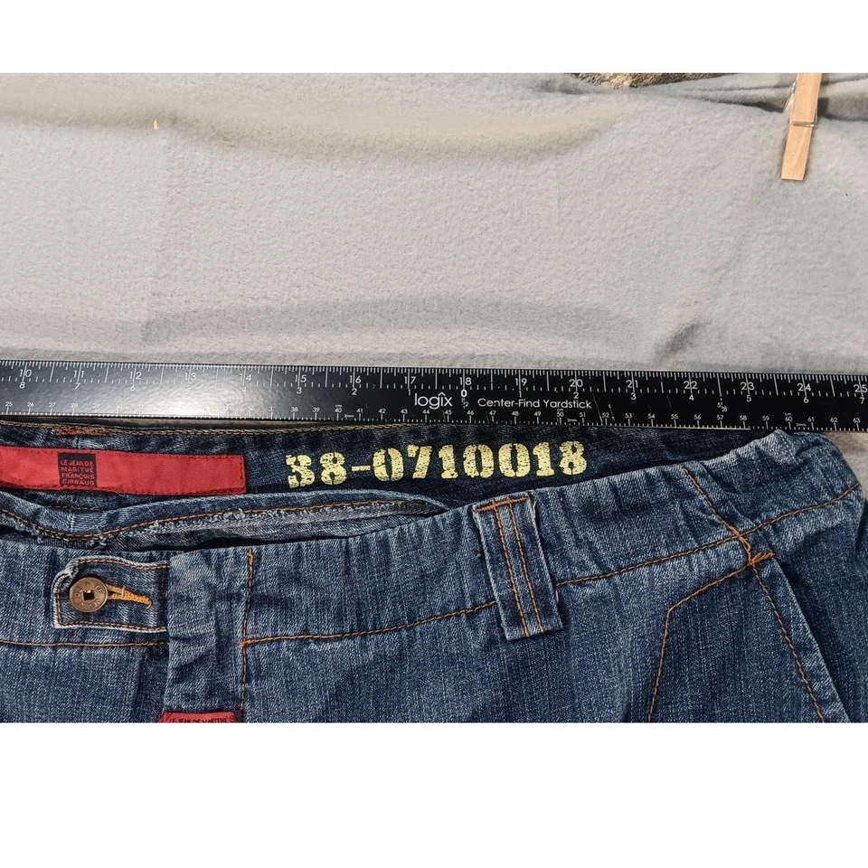 Pantalones Cortos De Colección Y2K Girbaud Denim 48 Rojo Correa Carga Jean Streetwear Para Hombre’s hiphop Foto 4 de 4