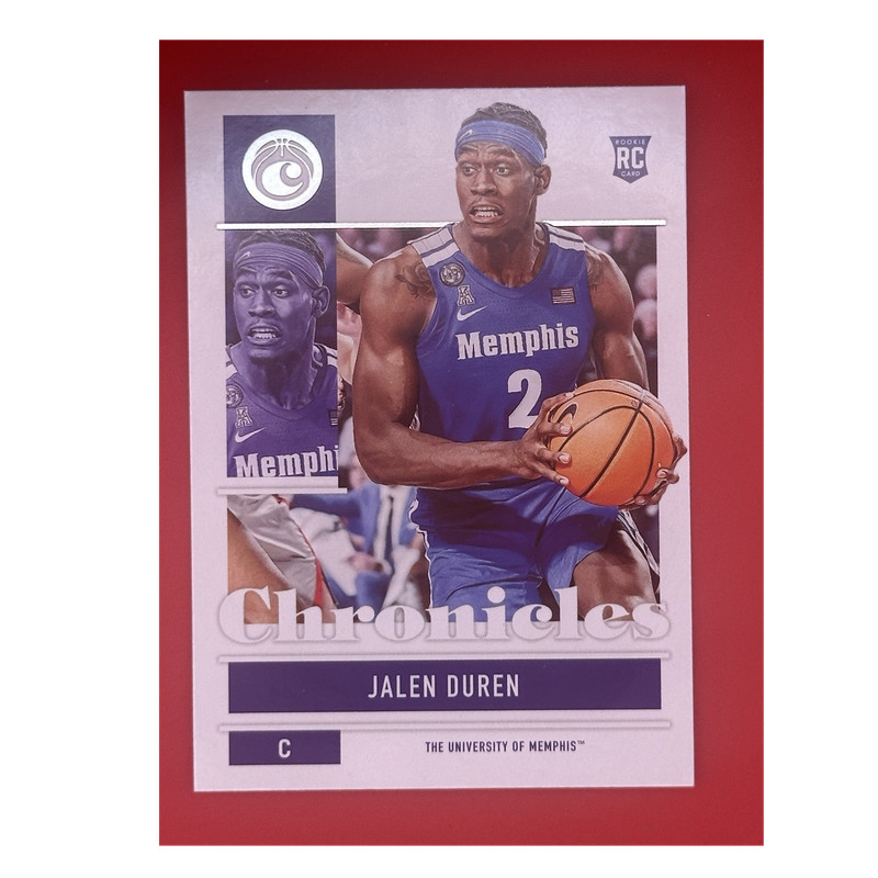 Panini Chronicles Draft Picks Jalen Duren Rookie #13 Memphis Tigers