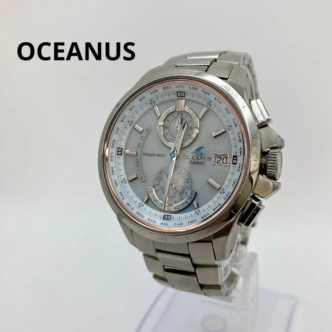 ★カシオ　OCEANUC OCW-T1010電波ソーラー★ CASIO Oceanus Solar Watch OCW-T1010 Titanium Light Weight
