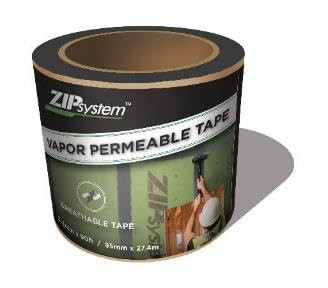 Huber Flashing Tape | 3.75 inches x 90 feet | Vapor Permeable | Self-Adhesive...