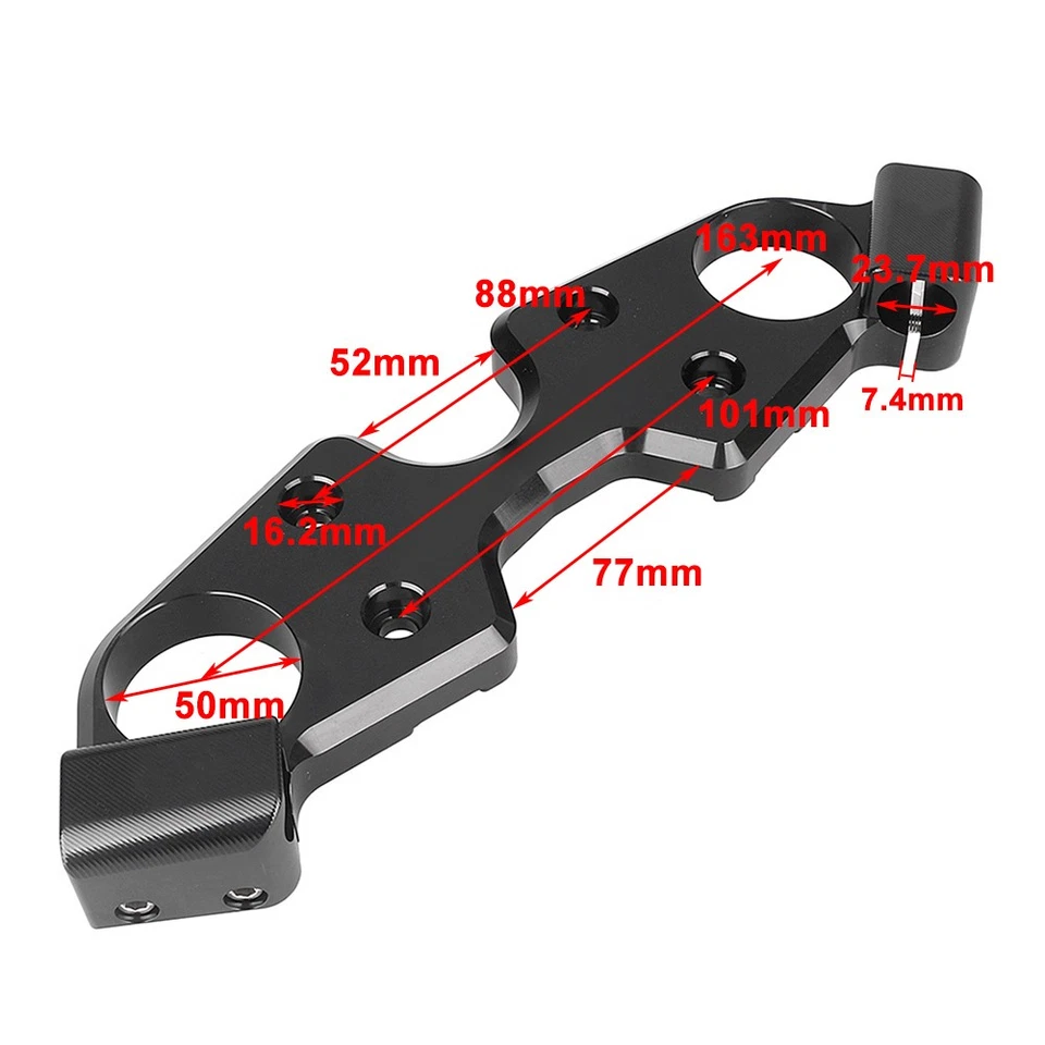 Gabel Brücke Klemme Aluminium Für Suzuki GSXR 1300 Hayabusa 2008-2017 - Image 3 of 4