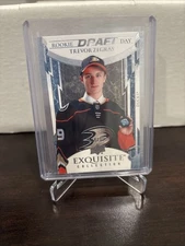 2021-22 Exquisite Collection Trevor Zegras Rookie Draft Day /399 #RDD-TZ Ducks