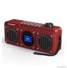 Portable Bluetooth Speaker FM Radio Stereo 14W Dual Drivers USB SD Card Player