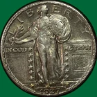 1927 Standing Liberty Quarter Choice Almost Uncirculated AU+ Coin #40279