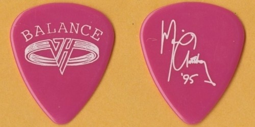 Van Halen 1995 Balance concert tour Michael Anthony signature Guitar Pick