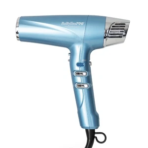 BaByliss Pro Nano Titanium double sèche-cheveux ionique haute vitesse BNT9100 (Bleu)
