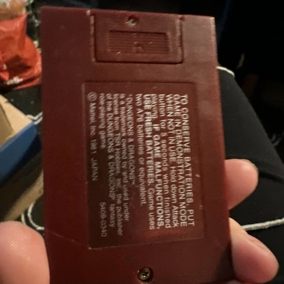 Винтажная портативная видеоигра MATTEL Electronic DUNGEONS & DRAGONS - Изображение 2 из 4