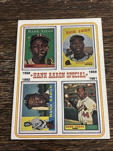 1974 TOPPS HANK AARON #3 SPECIAL BRAVES EX-MT+ OR BETTER