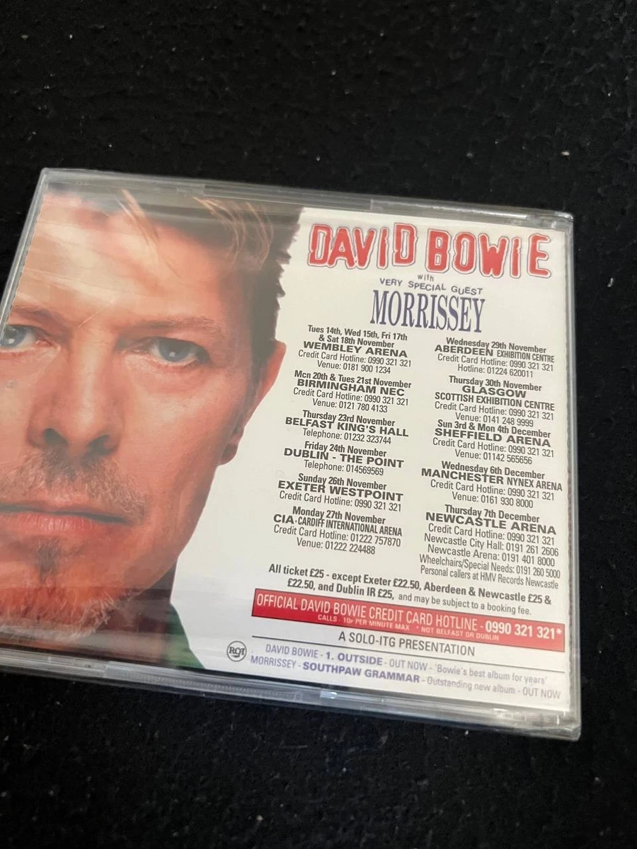 David Bowie - Outside Tour 1995 2 Track Promo CD. Morrissey. Press Only Release.