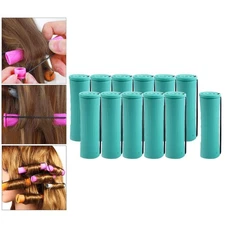 Cold Perm Rods Hair Heatless Rollers Styling Hairdressing Tools 12Pcs 2.5cm
