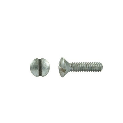 Viti Macchina Testa Ovale 6-32x1/2 Pollici In Acciaio Inox 18-8 - Confezione Da 35